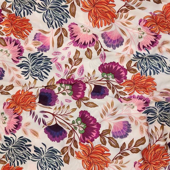 INC Women's Plus Off the Shoulder Split Sleeve Floral Top - Sz 2X - NEW w/ TAGS - Picture 4 of 5